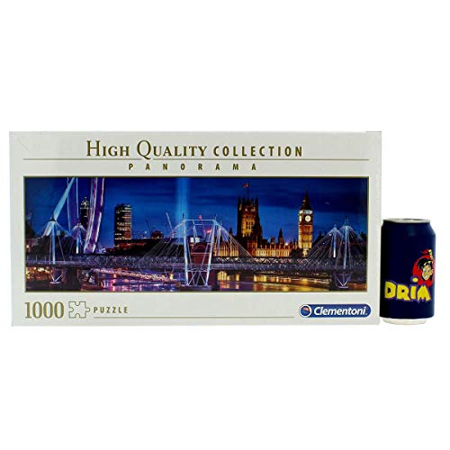 Clementoni- Puzzle 1000 Piezas Panorama London, Multicolor (39485.2)