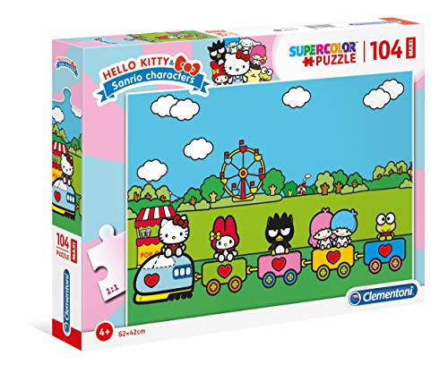 Clementoni Puzzle 104 Piezas Maxi Hello Kitty, Color (23742.5)