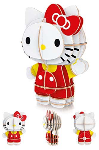 Clementoni- Puzzle 104 Piezas +Modelo 3D Hello Kitty (20171.6)