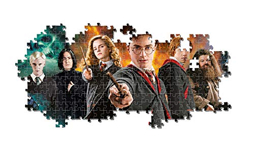 Clementoni- PZL 1000 Panorama Harry Potter Puzzle Adulto, Multicolor (61883)