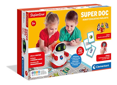 Clementoni Sapientino-SuperDoc 12094 - Robot Educativo para niños, Multicolor