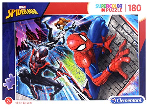 Clementoni Spider-Man Puzzle, 180 Piezas, Multicolor (29293)