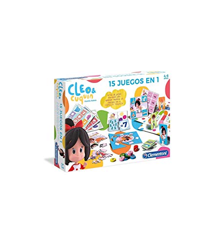 Clementoni- Telerin Family/Cleo Y Cuquin Educación Infantil Cleo & Cuquin, Multicolor (55246)