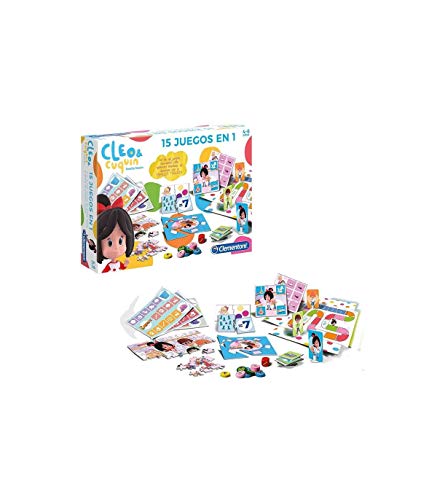 Clementoni- Telerin Family/Cleo Y Cuquin Educación Infantil Cleo & Cuquin, Multicolor (55246)