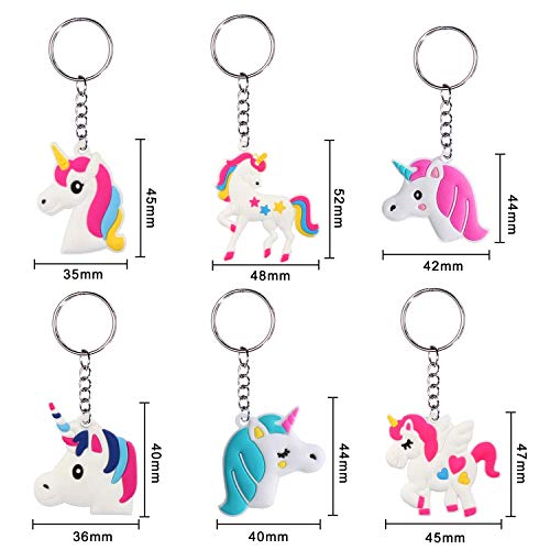 Clerfy Acc 41 Pieza Unicornio Pulsera Anillo Tatuajes temporales Niños Regalos