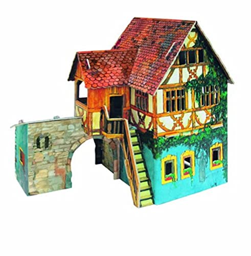 CLEVER PAPER- Puzzles 3D Casa de Pescadores (14284)