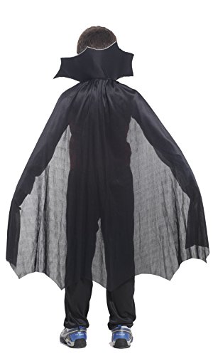 Cloudkids - Disfraz Vampiro para Niños Halloween Disfraces Twilight Vampiros Ropa Pantalones Cape Crepúsculo Regalo para Halloween Carnaval 9-12 Años