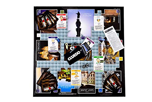 Cluedo de Barcelona - Juego de Mesa de Misterio de Winning Moves - Resuelve el Enigma en la Ciudad de Barcelona - Versión Bilingüe en Castellano y Catalán