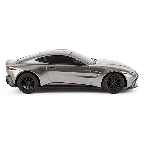 CMJ RC Cars Coche de Control Remoto con Licencia Oficial Aston Martin Vantage de 1:24 Escala (Verde)