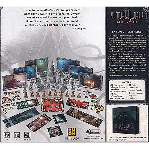 CMON – Cthulhu Death May Die – Temporada 2 (Extensión) -version FR