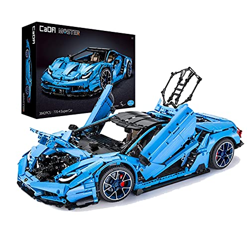 Coche deportivo de tecnología CADA C61041W para Lamborghini Centenario, juego de construcción de bloques de construcción de 3842 piezas,compatible con tecnología Lego A