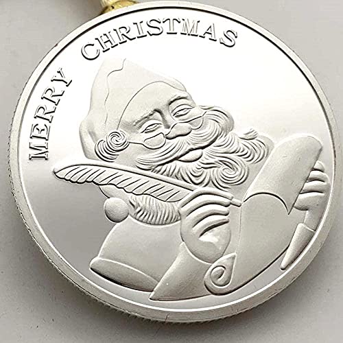 Colección de Monedas Moneda Conmemorativa Regalo de Papá Noel Chapado de muñeco de Nieve Colección Conmemorativa Moneda Moneda de Navidad Moneda Conmemorativa Un Regalo para Coin Coll