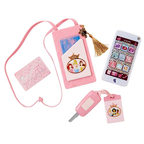 Colección Disney Princess Style: Set teléfono móvil con sonidos y luces con bolso portamovil y otros accesorios