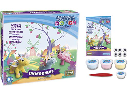 COLEPROFE Moldea Tu Familia de Unicornios con Pasta Moldeable