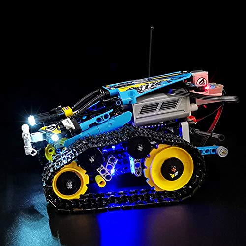 ColiCor Conjunto de Luces Lluminación para Lego 42095 Technic Vehículo Acrobático a Control Remoto, Kit de luz LED Compatible con Lego 42095