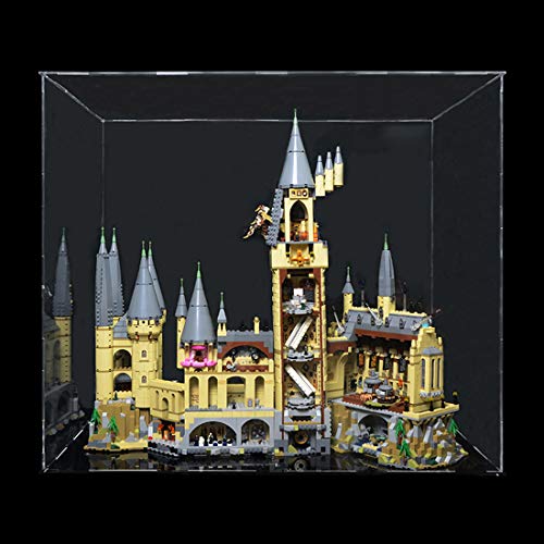 ColiCor Estuche de acrílico para LEGO 71043 Harry Potter Hogwarts Castle, a prueba de polvo, caja de exhibición compatible con Lego 71043