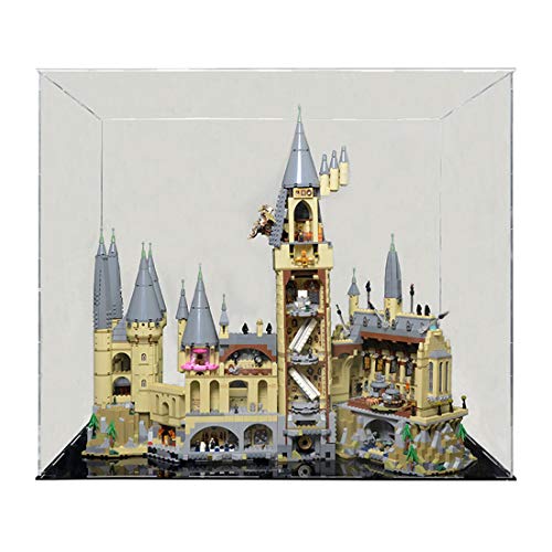 ColiCor Estuche de acrílico para LEGO 71043 Harry Potter Hogwarts Castle, a prueba de polvo, caja de exhibición compatible con Lego 71043