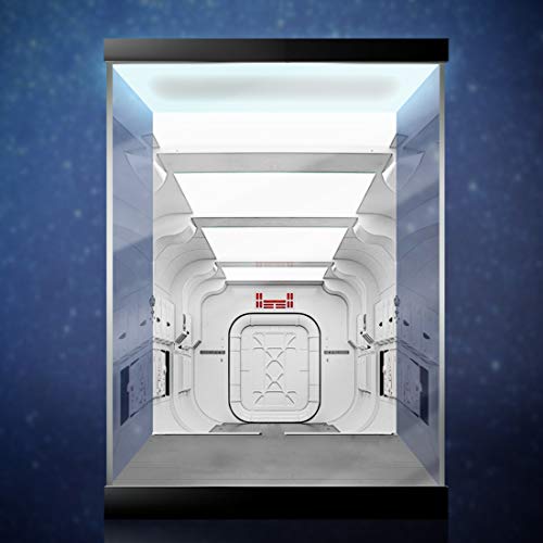 ColiCor Vitrina de Acrílica Display Case con luz para Lego Star Wars Casco de Soldado de Asalto 75276, Caja de Exhibición Prueba de Polvo Compatible con Lego 75276