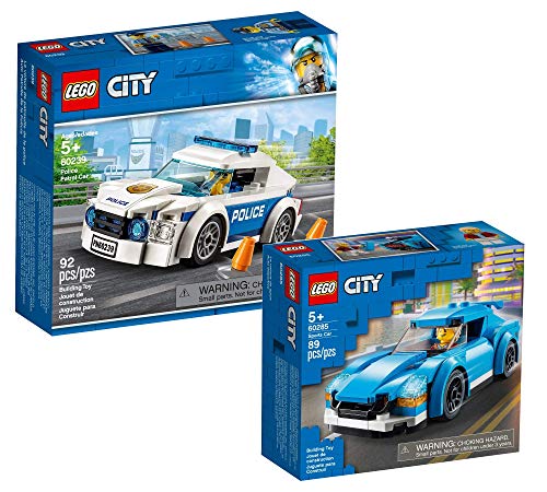 Collectix Lego 60285 - Juego de caza de persecución y carrito de tiras 60239, set de regalo para niños a partir de 5 años