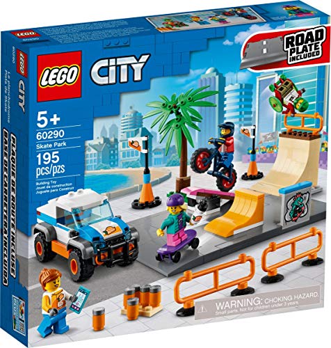 Collectix Lego 60290 Lego City Skate Park - Juego de skateboard Lego City (bolsa de plástico 30568, a partir de 5 años)