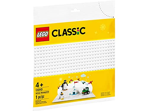 Collectix Lego Classic 11010 - Placa de construcción blanca y placa verde 10700