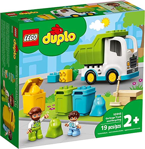 Collectix Lego Set – Duplo de recogida de residuos y reciclaje 10945 + Duplo Mi primer cohete espacial 30322