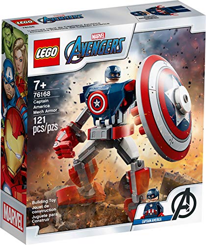 Collectix Lego Set - Marvel Avengers Capitán América Mech 76168 + Marvel Avengers Thor Mech 76169, el regalo perfecto para niños a partir de 7 años.