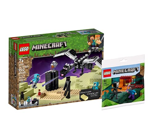 Collectix Lego Set Minecraft 21151 - Juego de cartas de Lego (incluye bolsa de plástico)