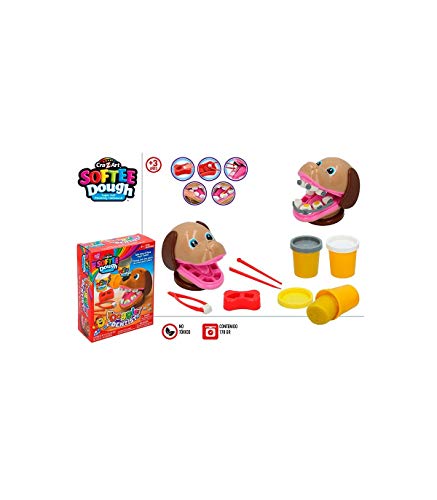 Color Baby-44801 Juego Plastilina Dentista Perros, Multicolor (44801)