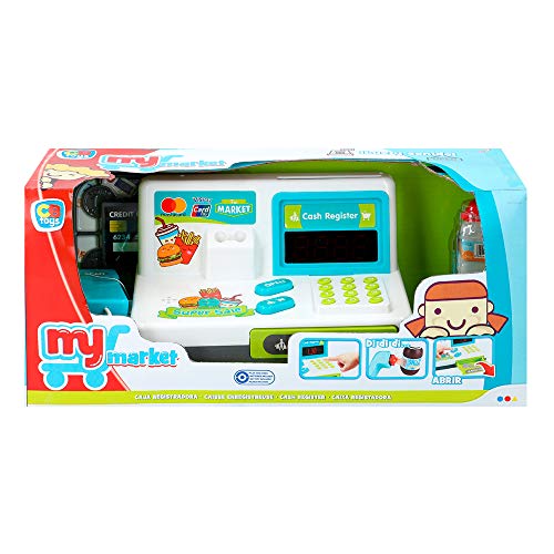 ColorBaby - Caja registradora interactiva con luz y sonido My Market (49160)