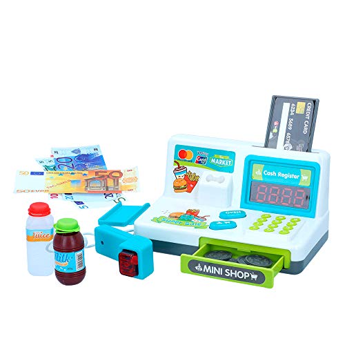 ColorBaby - Caja registradora interactiva con luz y sonido My Market (49160)