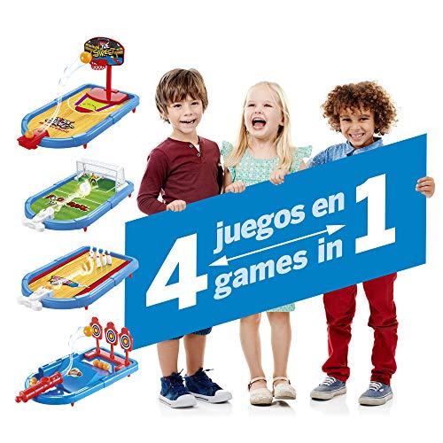 ColorBaby - Juegos de mesa multijuegos 4 en 1 cb games (46642)