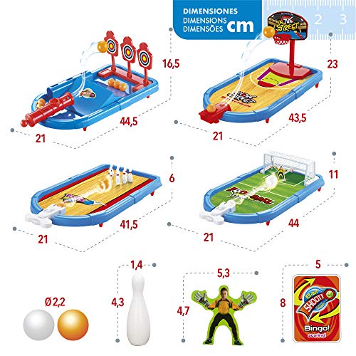 ColorBaby - Juegos de mesa multijuegos 4 en 1 cb games (46642)