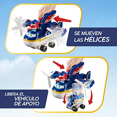 ColorBaby Super Wings - Patrullera Policía 2 en 1 con Figura Jett 43942