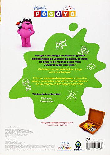 Colorea y juega con Pocoyó. Disfraces: Libro de actividades con adhesivos (Pocoyo)