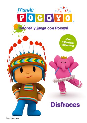 Colorea y juega con Pocoyó. Disfraces: Libro de actividades con adhesivos (Pocoyo)