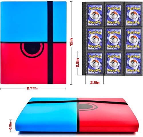 COMECASE - Funda para tarjetas de Pokemon Card Game, soporte para tarjetas, álbum de Pokemon, carpeta, libro de coleccionistas de cartas GX EX.