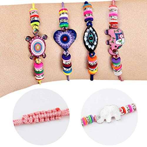 Comius Sharp Pulsera Amistad, 12 Piezas Pulsera Niña Pulsera Unicornio, Pulseras de Cuerda Trenzad Brazalete Joyería, Niña Regalo de Cumpleaños de Fiesta