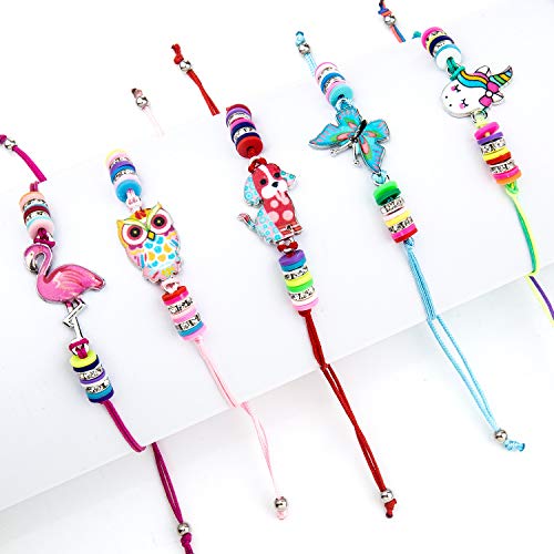 Comius Sharp Pulsera Amistad, 12 Piezas Pulsera Niña Pulsera Unicornio, Pulseras de Cuerda Trenzad Brazalete Joyería, Niña Regalo de Cumpleaños de Fiesta