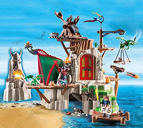 Cómo entrenar a tu Dragón-Isla de Berk How To Train Your Dragon Playset de Figuras de Juguete, Multicolor, 58,5 x 25 x 50 cm Playmobil 9243