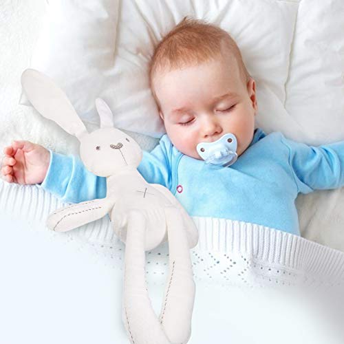 Conejo de peluche muñecas rellenas de dibujos animados lindo dormir conejito bebé de peluche muñecas de animales juguetes regalo para el bebé niñas niños