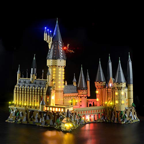 Conjunto de luces Lightailing para (Harry Potter Candado Hogwarts) Modelo de Construcción de Bloques - Kit de luz LED compatible con Lego 71043 (NO incluido en el modelo)