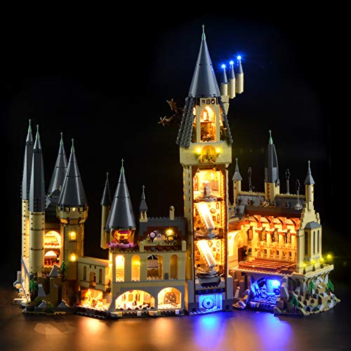 Conjunto de luces Lightailing para (Harry Potter Candado Hogwarts) Modelo de Construcción de Bloques - Kit de luz LED compatible con Lego 71043 (NO incluido en el modelo)