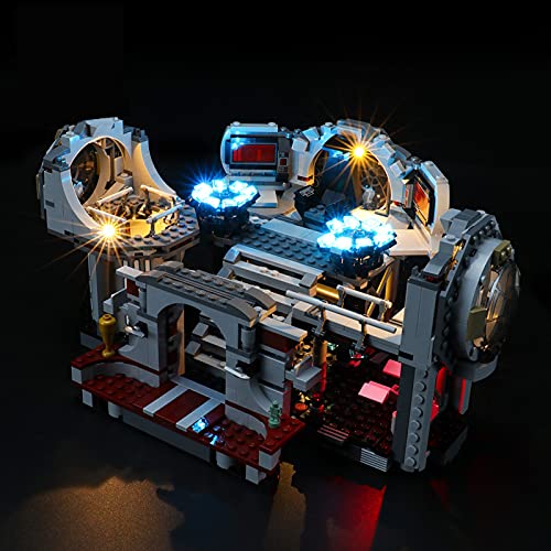 Conjunto De Luces para (Star Wars - Duelo Final En La Estrella De La Muerte) Modelo De Construcción De Bloques - Kit De Luz LED Compatible para Lego 75291(NO Incluido En El Modelo)