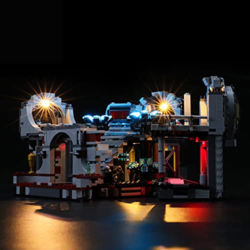 Conjunto De Luces para (Star Wars - Duelo Final En La Estrella De La Muerte) Modelo De Construcción De Bloques - Kit De Luz LED Compatible para Lego 75291(NO Incluido En El Modelo)