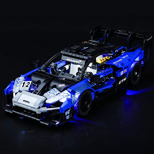 Conjunto De Luces para (Technic Mclaren Senna GTR) Modelo De Construcción De Bloques - Kit De Luz LED Compatible para Lego 42123 (NO Incluido En El Modelo)