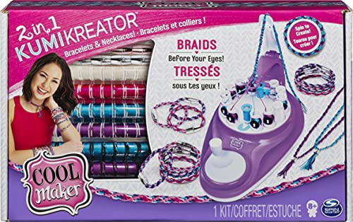 Cool MAKER 6054861 KumiKreator, Kit de Actividades para Hacer Collares y Pulseras de la Amistad, para Edades de 8 años en adelante, Multicolor