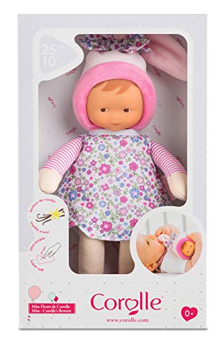 Corolle Mon Doudou- Muñeca Miss Flores 25cm de Cuerpo Blando y Carita de Vinilo, Delicado Aroma a Vainilla, Desde el Nacimiento