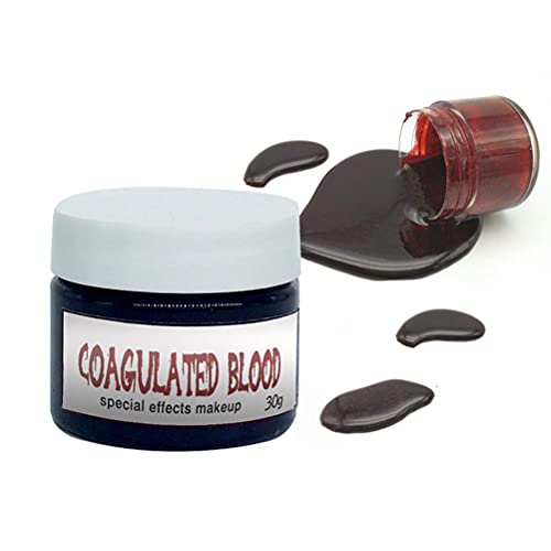 COTTILE Sangre artificial de vampiro para Halloween, disfraz de vampiro para fiesta de Halloween, carnaval, teatro, sangre