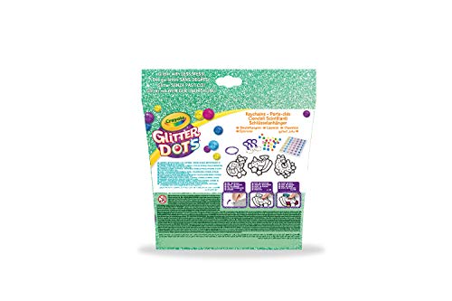 Crayola 04-0800 - Juego de colgantes brillantes para jugar y crear con purpurina moldeable, multicolor , color/modelo surtido